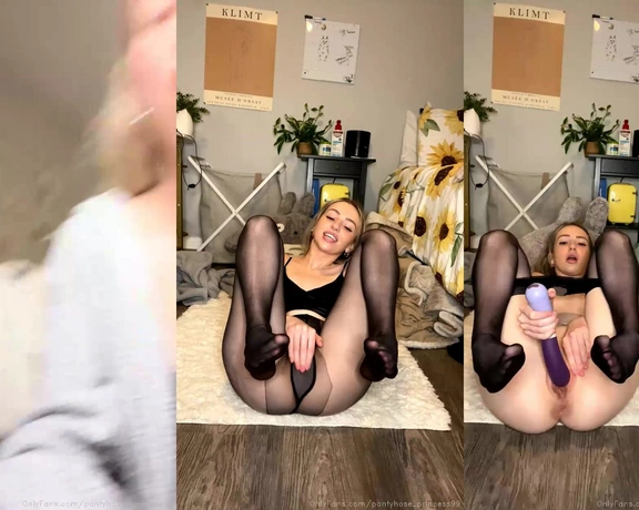 Blonde Amour99 aka pantyhose_princess99 - 03-20-2022 OnlyFans Video - Stream started at 03202022 0231 am JOI video Making you cum twice