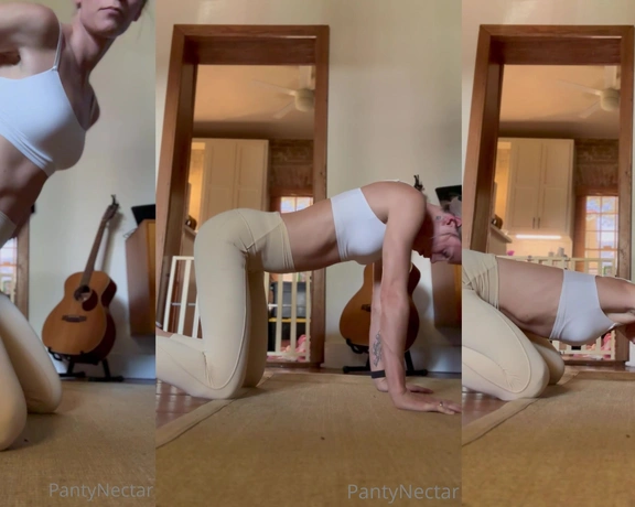 PantyNectar aka pantynectar - 09-26-2022 OnlyFans Video - Stretching and a little mobility after my workouts Ive been feeling pretty stiff much like you_wvdk