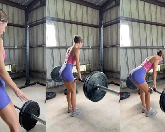 PantyNectar aka pantynectar - 07-20-2024 OnlyFans Video - Hows the form on my deadlifts