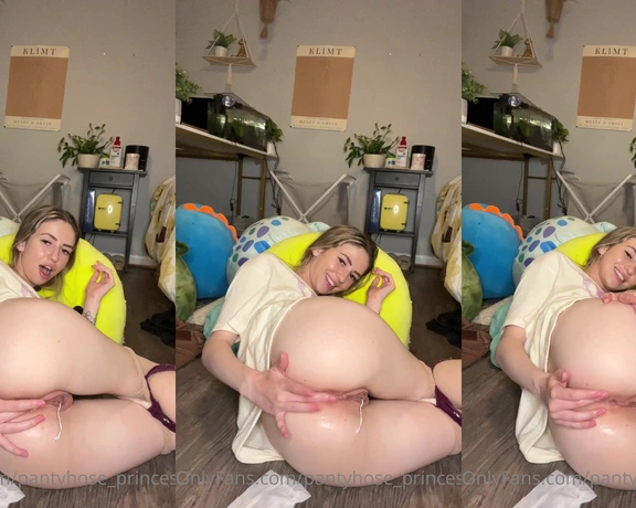 Blonde Amour99 aka pantyhose_princess99 - 03-25-2022 OnlyFans Video - A little finger action