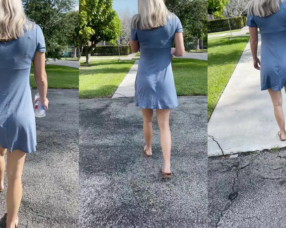 PantyNectar aka pantynectar - 05-04-2021 OnlyFans Video - Going for a little walk before my Drs appointment today