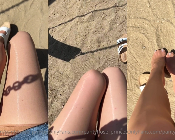 Blonde Amour99 aka pantyhose_princess99 - 04-06-2022 OnlyFans Video - Love how these look in the sun