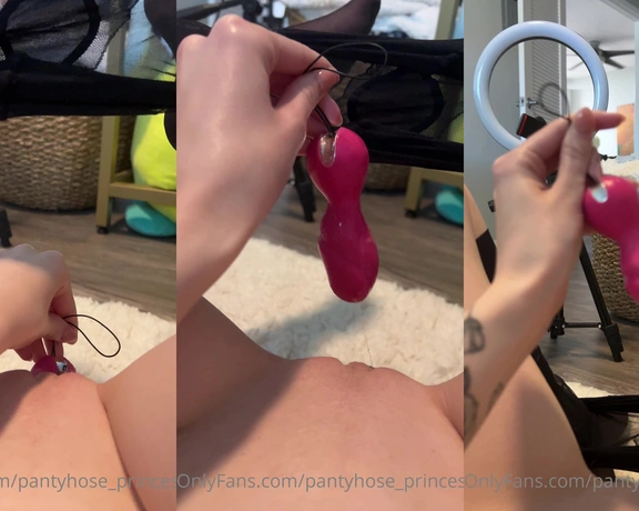 Blonde Amour99 aka pantyhose_princess99 - 05-08-2022 OnlyFans Video - Thought I needed to show off my wetness amp cream