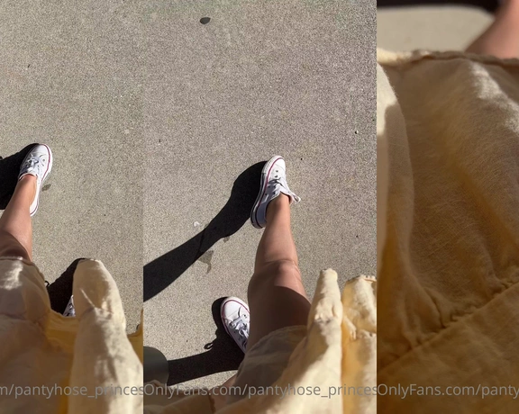 Blonde Amour99 aka pantyhose_princess99 - 05-06-2022 OnlyFans Video - Outfit of the day Yellow girl