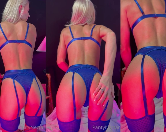 PantyNectar aka pantynectar - 02-22-2023 OnlyFans Video - My cute little blue outfit