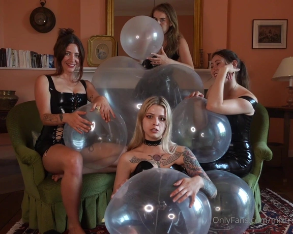 MistressMercyxoxVIP aka mistressmercyxoxvip - 09-11-2023 OnlyFans Video - I indulged in a weird new fetish with the girls _ balloon fetish