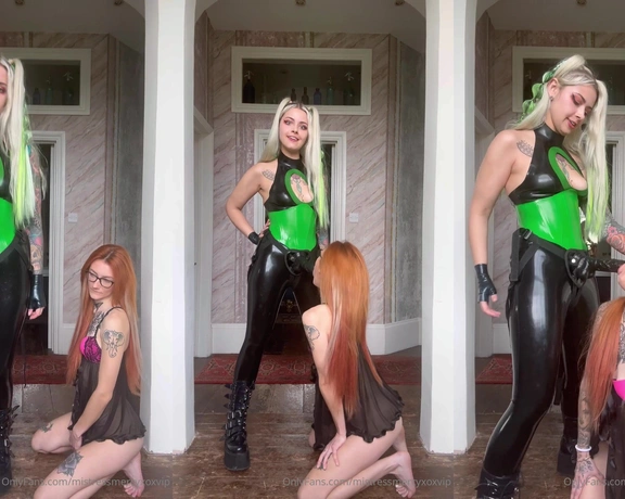 MistressMercyxoxVIP aka mistressmercyxoxvip - 11-14-2023 OnlyFans Video - So I invited joannaxxxb to be my sub for the day at the old manor I