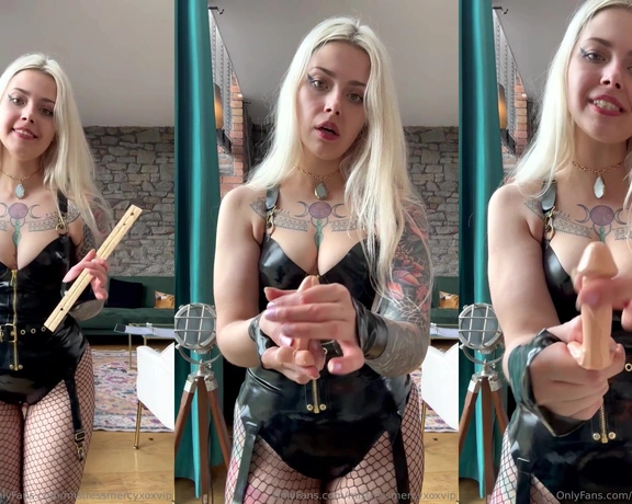 MistressMercyxoxVIP aka mistressmercyxoxvip - 05-01-2024 OnlyFans Video - Measuring a teeny tiny novelty dick and realising its about the same size as you