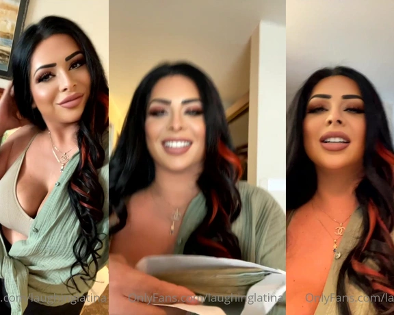 Jasmine Mendez aka laughinglatina - 07-28-2023 OnlyFans Video - Ending my bday month with a big kinky splash  Just took off with brandons cash