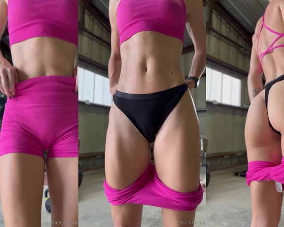 PantyNectar aka pantynectar - 05-13-2024 OnlyFans Video - workout panties sweaty workout panties