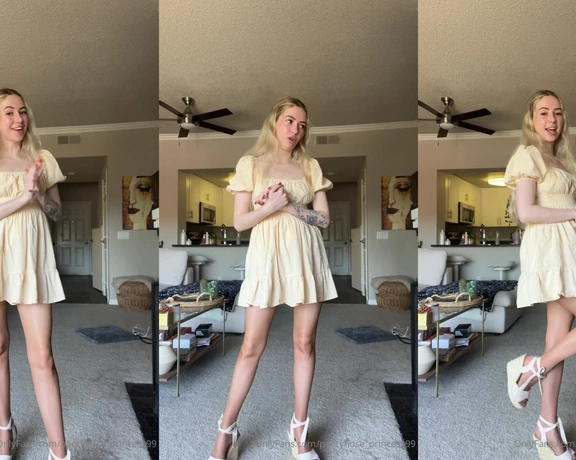 Blonde Amour99 aka pantyhose_princess99 - 03-19-2024 OnlyFans Video - Happy Tuesday my loves