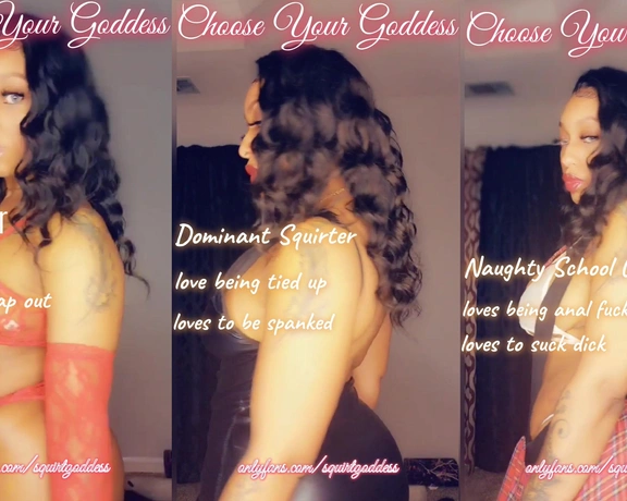 Sgoddess aka sgoddess - 07-11-2020 OnlyFans Video - Pick ur Goddess and Ill make content with that character lets see who will win