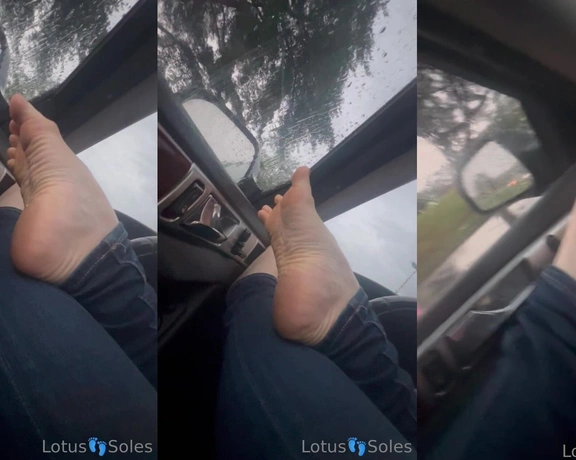 Lotus Feet aka lotussoles - 08-11-2023 OnlyFans Video - Another rainy morning