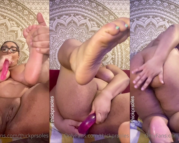 Thickpuertoricansoles aka thickprsoles - 06-04-2022 OnlyFans Video - My butthole too small still I gotta work it out