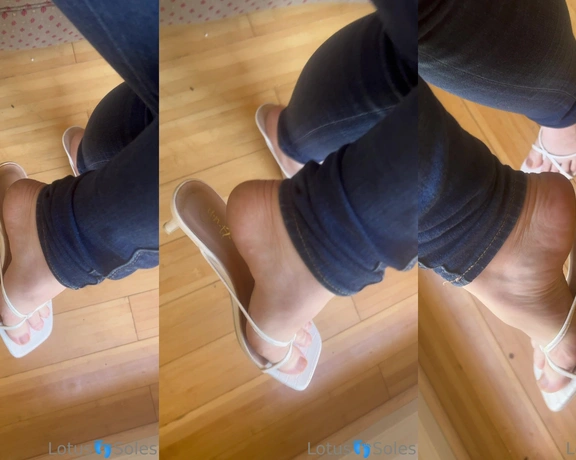 Lotus Feet aka lotussoles - 03-14-2023 OnlyFans Video - When I have to shush the whole house