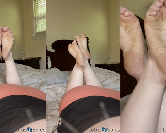 Lotus Feet aka lotussoles - 04-13-2023 OnlyFans Video - Good morning_h3km