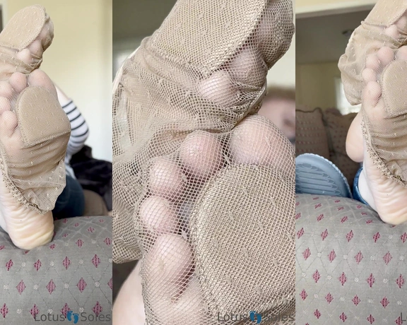 Lotus Feet aka lotussoles - 06-25-2023 OnlyFans Video - Be a dear and help fix my socks