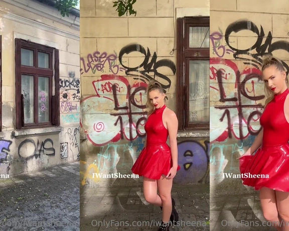 IWantSheena aka iwantsheena - 08-02-2023 OnlyFans Video - Red latex