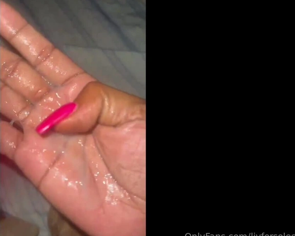 Liv ForSoles aka livforsoles - 11-09-2023 OnlyFans Video - My hands drained him  I need more Cum so I can moisturize both my feet