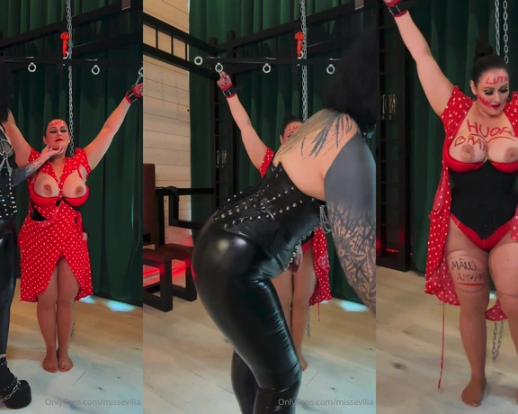 Miss Evilia aka missevilia - 09-29-2023 OnlyFans Video - Punishing amp humiliating a brat Miss Evilia x mistresskeiju Ripping clothes, body writing, verbal humiliation Videosarja