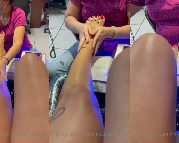 MikeFetishFIlms aka mikefetishfilms - 06-03-2022 OnlyFans Video - Can you guess which model this is getting a pedicure in this clip Winner gets a