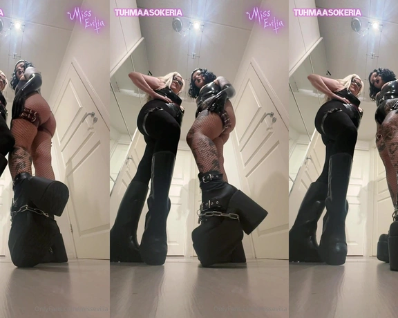 Miss Evilia aka missevilia - 05-20-2024 OnlyFans Video - Miltä siellä lattiantasossa näyttää Onko ihana nähdä upeat kenkämme näin läheltä  How soes it look