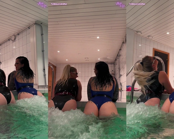 Miss Evilia aka missevilia - 09-05-2024 OnlyFans Video - Latex amp pool party with my Goddess friend tuhmaasokeria