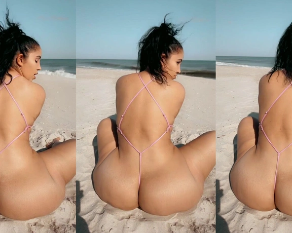 Stephanie Rodriguez aka stephrodriguez - 05-18-2023 OnlyFans Video - Can I grind on your face like this in the sand  Ready for new beach