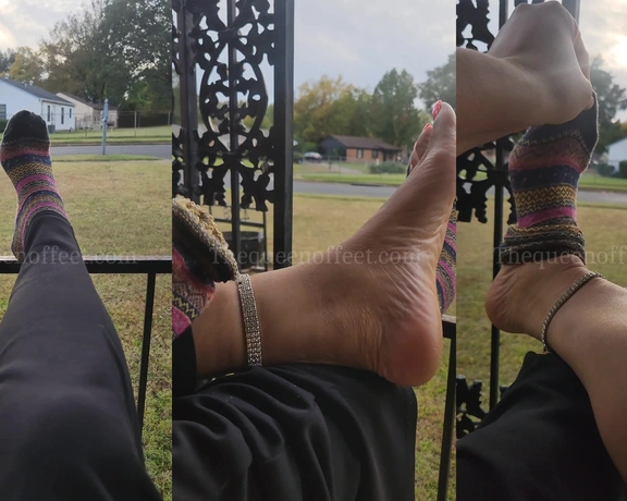 Thedcfootqueen aka thedcfootqueen - 10-24-2023 OnlyFans Video - Simple country livin sock removal