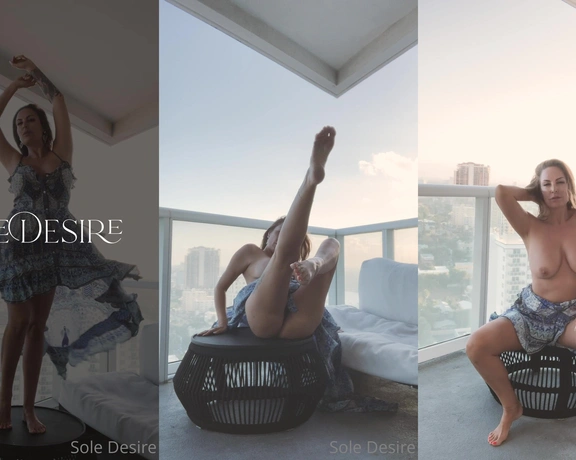 Sole Desire3 aka soledesire3 - 02-10-2021 OnlyFans Video - Dancing on the rooftop, titties amp toes _ Love, SDx