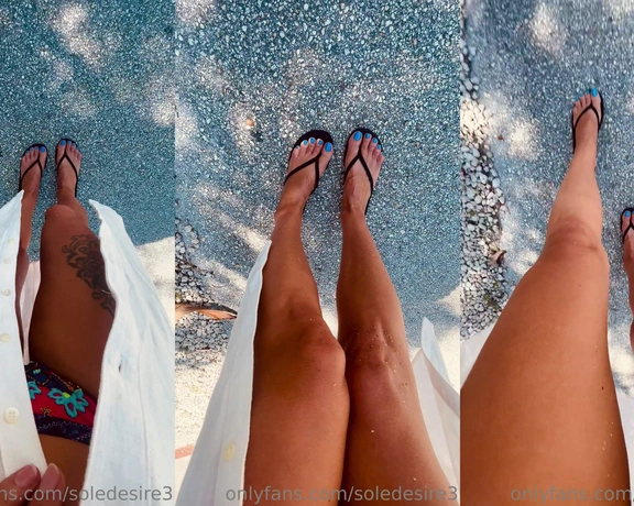 Sole Desire3 aka soledesire3 - 08-26-2023 OnlyFans Video - Beach babe