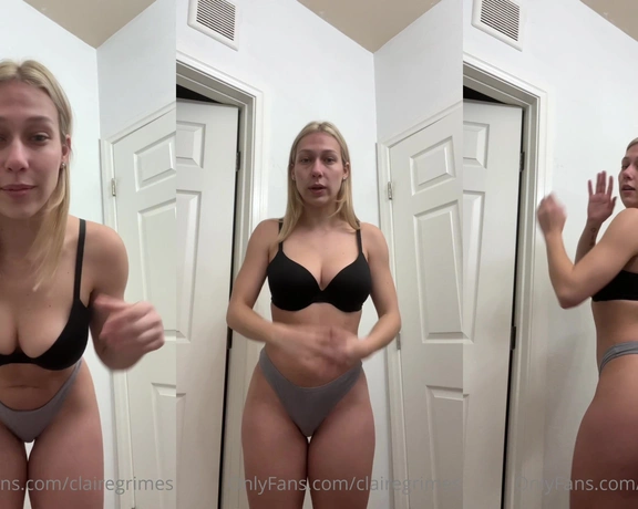 Claire Grimes aka clairegrimes - 02-12-2023 OnlyFans Video - lil beginner gym bod check