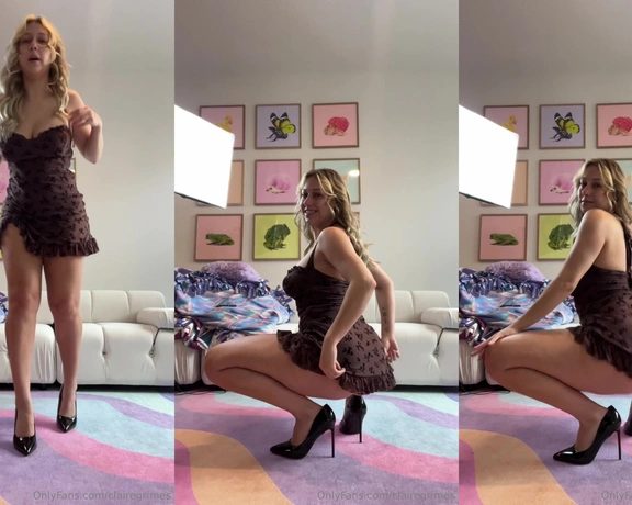 Claire Grimes aka clairegrimes - 09-16-2024 OnlyFans Video - Have you ever imagined what twerking in a mini dress would look like