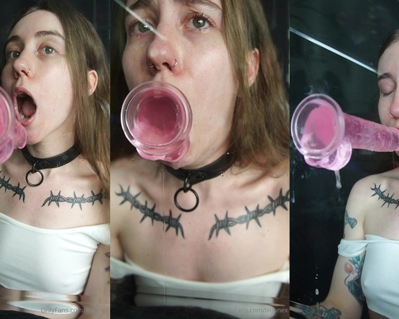 lilijunex aka lilijunex - 07-06-2024 OnlyFans Video - Deepthroating the cock and balls on this dildo  Throat training class is back in session,