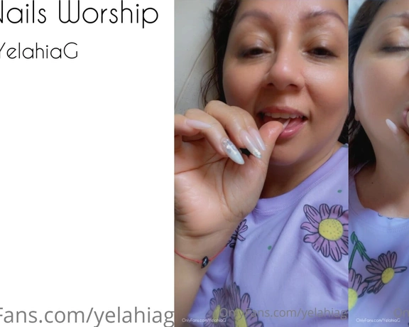 YelahiaG aka yelahiag - 06-20-2022 OnlyFans Video - Un video espontáneo chupando las uñas de mis manos y mis dedos, inspirado en un fan