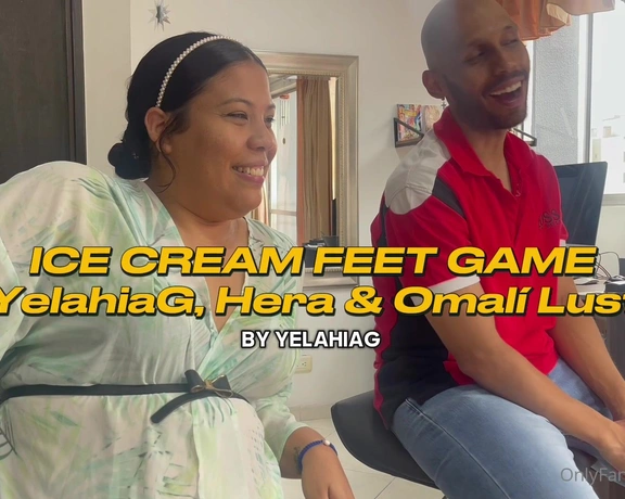 YelahiaG aka yelahiag - 04-25-2024 OnlyFans Video - ICE CREAM FEET GAME