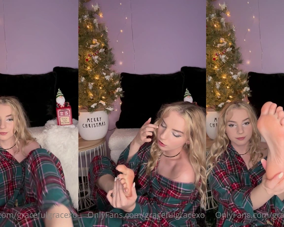 GracefulgraceXO aka gracefulgracexo - 12-01-2022 OnlyFans Video - ITS BEGINNING TO LOOK A LOT LIKE FOOT PORN IN CHRISTMAS OUTFITS  I hope everyone