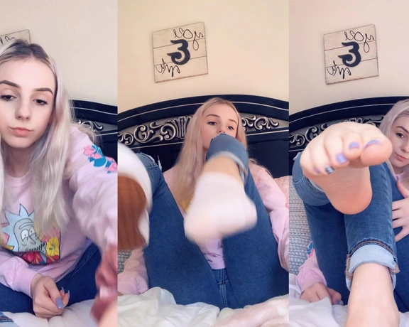 GracefulgraceXO aka gracefulgracexo - 01-19-2020 OnlyFans Video - Go ahead smell my feet