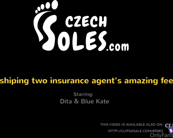 Czechsoles aka czechsoles - 01-18-2022 OnlyFans Video - Worshiping two insurance agents amazing feet on a great deal